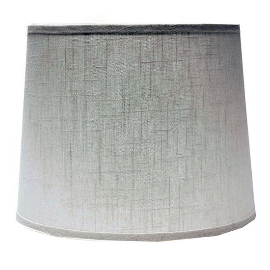 Somette White Linen 14 inch Drum Lamp Shade with Washer