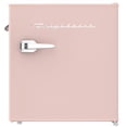 thumbnail image 1 of Frigidaire 1.6 Cu. ft. Retro Mini Fridge with Side Bottle Opener, Compact Refrigerator with Freezer Compartment, Coral, 1 of 10