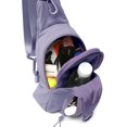 thumbnail image 3 of Bolso bandolera diario con correas ajustables, bolso cruzado para el pecho, mochila pequeña liviana para viajes casuales y senderismo, 3 of 4