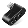 thumbnail image 1 of Concentrateurs Usb Chauds 3 Ports Hub Usb 2.0 Mini Répartiteur Rotatif Adaptateur Hub pour Pc Portable Ordinateur Portable Mac Usb 2.0, 1 of 4