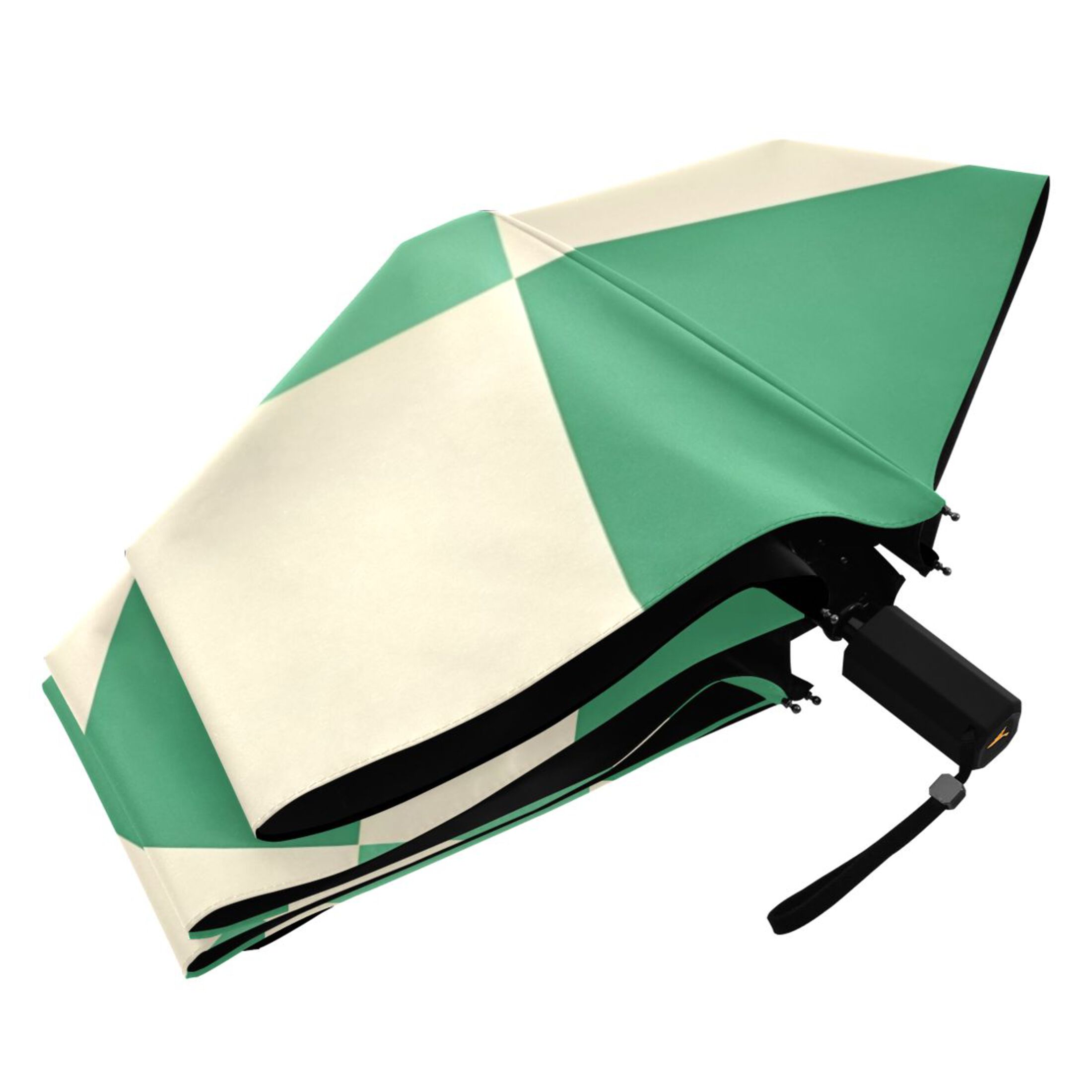 ALAZA Checkered Grid-t3 UPF 50+ Compact Folding Umbrella for Rain Travel Umbrella Packable