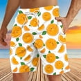 thumbnail image 2 of Iugvhana Men's Novelty Beach Shorts Quick Dry Swimwear Sports Running Swim Board Shorts Swim Trunks Summer Party Shorts Orange XXXXXL, 2 of 8