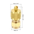 thumbnail image 2 of Uxcell 6.4mm ID Service Access Valve, 5Pack Filling Access Valves  Core & Cap Remover, 2 of 6