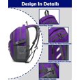 thumbnail image 3 of Mochila ProeTrade para portátil universitario y viajes, color morado, 3 of 6