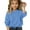Blue, variant on Girls Furry Pullover Sweater Fuzzy Fleece Loose Oversized Long Sleeve Tops 2025 Trendy Fall Winter Cute Jumper Sweaters