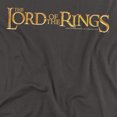 thumbnail image 2 of Lord of The Rings LOTR Logo Women's T Shirt, Charcoal, Small, 2 of 6