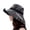 Black, variant on ZQUUVOU Women's Wide Brim Sun Hat Bohemian Vintage Reversible Bucket Hats UPF Sun Protection Outdoor Beach Hiking Travel Purple