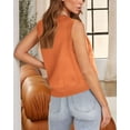 thumbnail image 5 of Sherrylily Women Sweater Vest Tank Tops Button Down Shirts Scoop Neck Fashion Sleeveless Ribbed Top S-2XL, 5 of 6