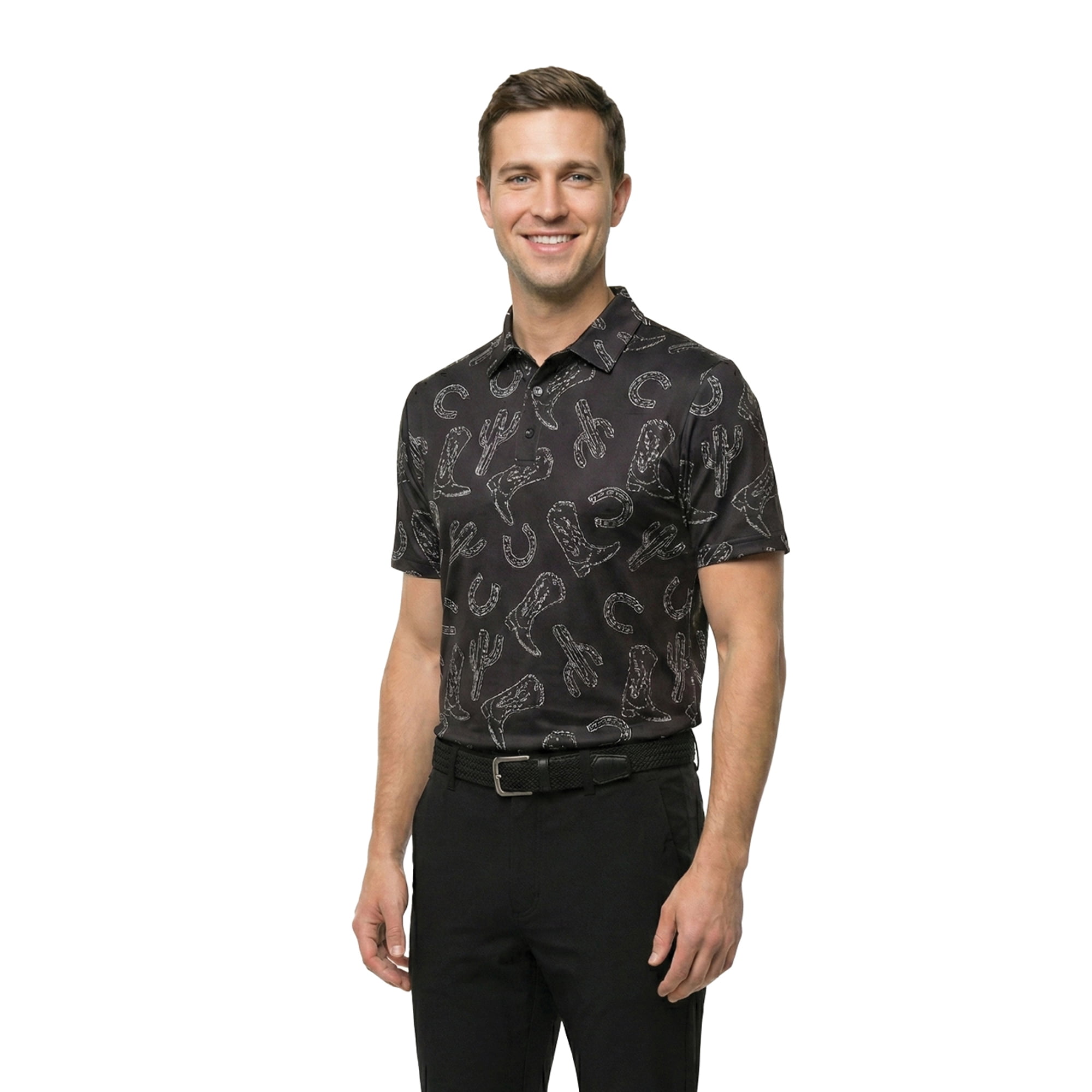 Birdie Bound Men' s & Big and Tall Golf Polo Shirts, Sizes XS-4XLT
