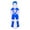 Blue, variant on Lipstore Inflatable Soccer Dummy Air Mannequin Dribbling Passing Drills Multipurpose Inflatable Punching Bag Kick Wall Goalkeeper Red