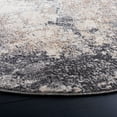 thumbnail image 3 of SAFAVIEH Aston Calanthia Abstract Area Rug, Light Gray/Gray, 3' x 3' Round, 3 of 10