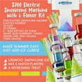 thumbnail image 2 of Hawaiian Shaved Ice Electric Home Snow Cone Maker Kit with 6 Flavors and Supplies, 2 of 7