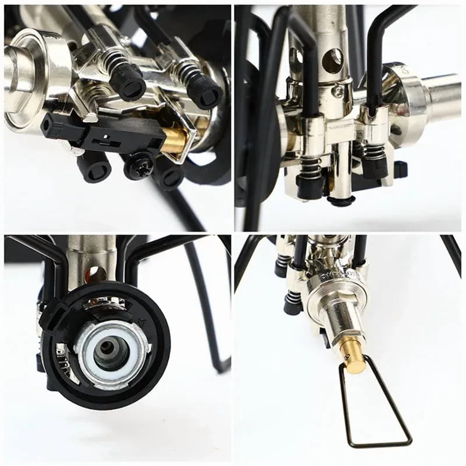 Portable Spider Cassette Stove with Foldable Firepower, Igniter for Outdoor Camping, Hiking, Picnic Survival Cookware B