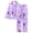 Purple Cat, variant on Satin Girls Satin Pajamas 2 PC Comfy Long Sleeves and Pants Purple Cat Teen & Little Kid Pjs Set Size 16