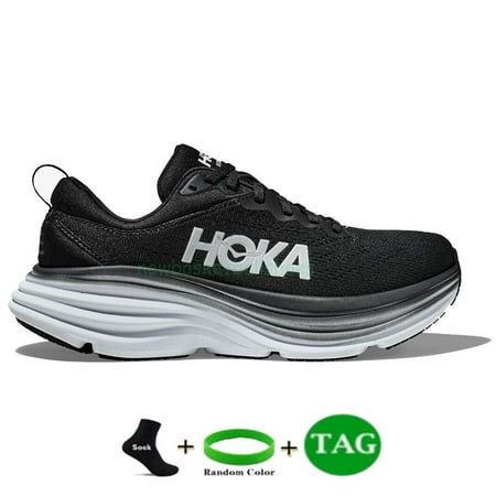 

2023 Hoka One One Bondi 8 Running Shoes mens sneaker Hokas Shoe Triple black White Goblin Blue Lilac Marble Designer Men Women Sports Sneakers Trainers