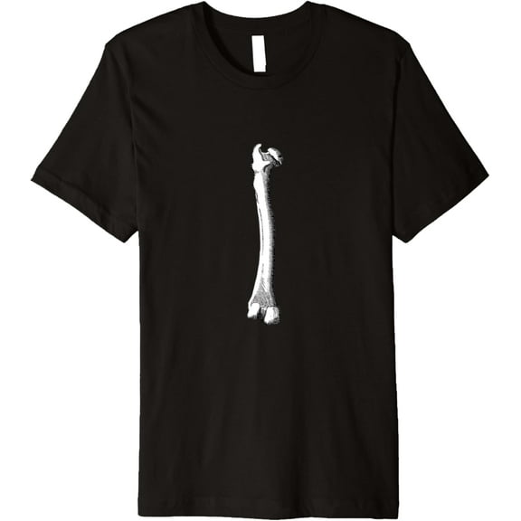 Thigh Bone Femur Premium T-Shirt men and women can wear, black, white, gifts