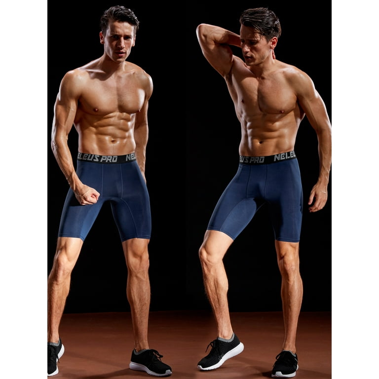 NELEUS Men's Performance Compression Shorts Athletic Workout