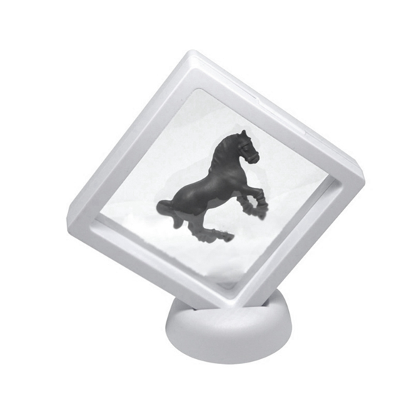 60 Pcs 3D Floating Coin Display Frame Stand Storage Boxes for Jewelry Ring Earrings Coin Medals Challenge Medal Holder B