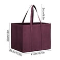 thumbnail image 3 of Specollect 1 Pcs Reusable Grocery Shopping Bags Foldable Tote with Long Handles for Groceries and Shopping, Large Capacity Storage Bag, 3 of 8