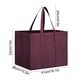 thumbnail image 3 of Bolsa De Tela Bolsas de supermercado reutilizables rojas, plegables, con asa larga, para supermercado, portátiles (1 unidad) JASKFLY, 3 of 8