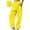 Yellow, variant on Woemn's Sweatpants Elastic Waist Solid Cuffed Joggers with Pockets Beige 2XL