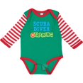 thumbnail image 3 of Inktastic Scuba Diver in Training Boys or Girls Long Sleeve Baby Bodysuit, 3 of 5