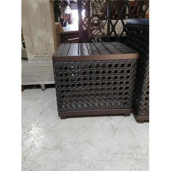 AFD Home 12008196 Monterey Outdoor Side Table, Multicolor - 26.5 x 25.5 x 25.5 in.