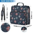 thumbnail image 2 of FORMRS Zipper Binder with Shoulder Strap 2-inch Ring 500 Sheet Capacity File Bag, Starry Fireworks Pattern, 2 of 5