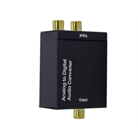 GUYUTING RCA to SPDIF Converter Analog Audio to Digital Optical Coaxial Output for Home Audio MP3 TV with Optical and USB Cable Included