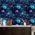 thumbnail image 2 of Peel and Stick Wallpaper Ethereal Halloween Meadow Ghostly Flowers Wall Mural 17.7in x 9.8ft Self Adhesive Removable Wall Paper Renter Friendly Wallpaper for Nursery Bedroom Cabinets, 2 of 8