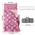 thumbnail image 6 of AOLOA Toddler Nap Mat, Personalized Name Horse Pattern Nap Mats for Daycare Preschool Kindergarten Sleeping Bag for Kids Girls Nap Mat with Pillow and Blanket Love, 6 of 9