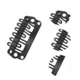 thumbnail image 2 of Unique Bargains 20 Pcs U Shape Snap Wig Hair Clips for Hair Extension Black, 2 of 5