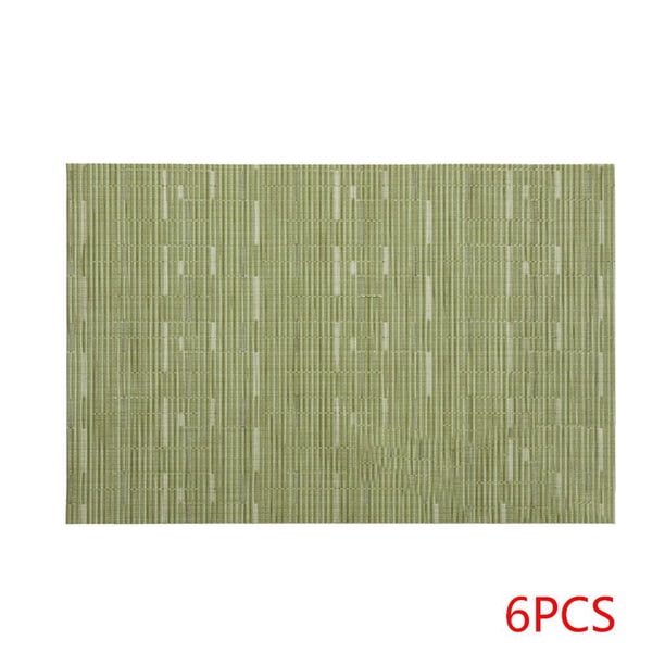 PVC mantel individual tejido resistente al calor antideslizante alfombrillas de mesa de cocina cojín posavasos 1 pieza / 6 piezas Methold JJ14729-08B