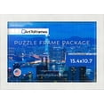 thumbnail image 4 of ArtToFrames 15.4x10.7 Inch - 39x27 CM White Puzzle Frame for 300 piece Puzzles.1.25 Inch Custom MDF Puzzle Frames, White - Comes with Regular Glass, 4 of 7