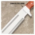 thumbnail image 6 of Beast Machete | 18 3/4" Stainless Steel Blade | Secure Wooden Handle | Stainless Steel Guard | Durable Nylon Sheath Included | 25" Overall Length, 6 of 7