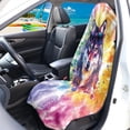 thumbnail image 3 of XYZCANDO Car Seat Towel Cover Waterproof, Compatible with Van Truck Seat, Bucket Seat Protector Fit for Sedans Vans(Sunglass Wolf Vibes 1 Pack), 3 of 7