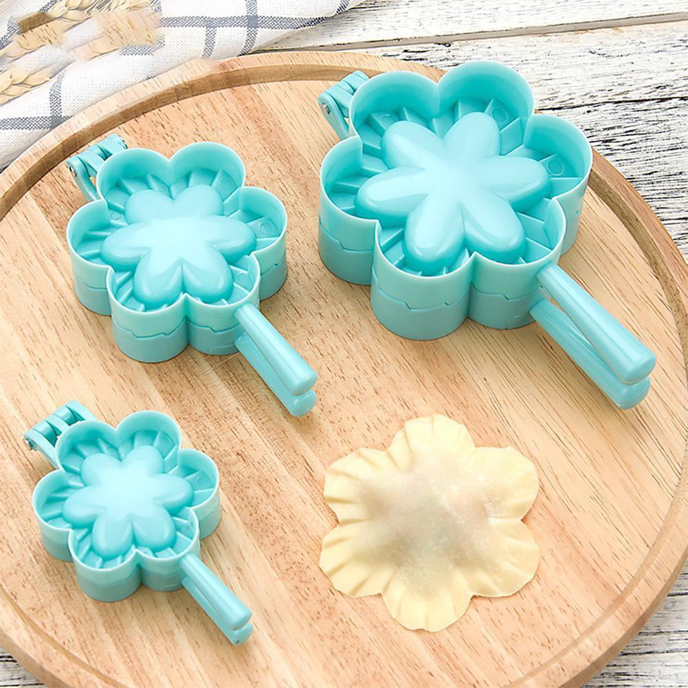 Portable Kitchen Dumplings Mold Heart Butterfly Flower Model Maker Tool jiaoBDA 