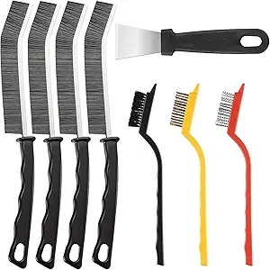 Crevice Cleaning Brush,8 Pcs Multifunctional Clean Brush Tools,Hard Bristle Crevice Cleaning Brush for Household Use Bathroom Tiles Kitchen Practical and Durable