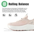 thumbnail image 3 of SUYSTEX Wide Toe Box Shoes Women Arch Support Wide Sneakers for Running Walking Athletic Running Orthopedic Plantar Fasciitis Workout with Thick Cushion Zero Drop Sole Width Shoes, 3 of 7