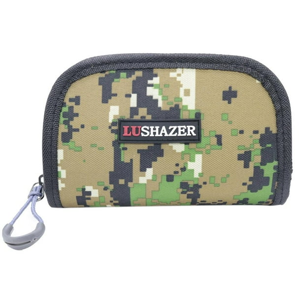 Tmvgtek Mini Impermeable Nylon Lentejuelas Pesca Señuelo Cebo Gancho Aparejo Bolsa (Camuflaje) Tmvgtek Para estrenar