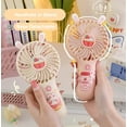 FCKawaii Portable Fan with Stickers Kawaii H,held Fan Kawaii Desk Fan