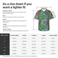 thumbnail image 3 of KLL Men's Hawaiian Shirt Short Sleeve Button Down Beach Shirts-Turtles, 3 of 5