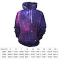 thumbnail image 2 of Cosmic Purple Nebula 3D Print Hoodie Men Women Autumn Thin Pullover Sweatshirt Vintage Streetwear Tops, 2 of 6