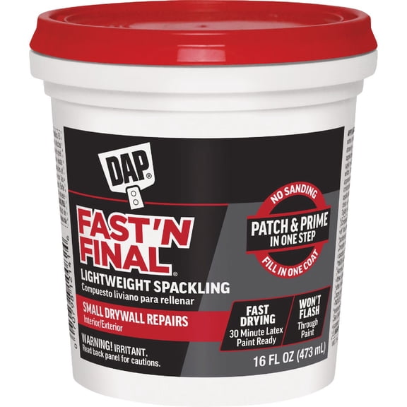 Dap 12141 Pint Fast'N Final Spackling Interior & Exterior