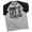 T-Shirt Heather Grey, variant on GYMISH Raglan Grip It Workout T-Shirt for Men – Funny Gym Shirt, Men’s Athletic Raglan Tee, Heather Grey, Small
