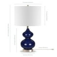 thumbnail image 3 of Evelyn&Zoe Traditional Metal Table Lamp with Satin Nickel Accents, 3 of 11