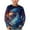 Dark Blue, variant on Hienoo Toddler Boys Long Sleeve Graphic T-Shirt Loose Casual Pullover T Shirt, Sizes 2-9