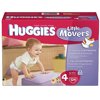 Huggies Little Movers Diapers, Size 4 ,124ct