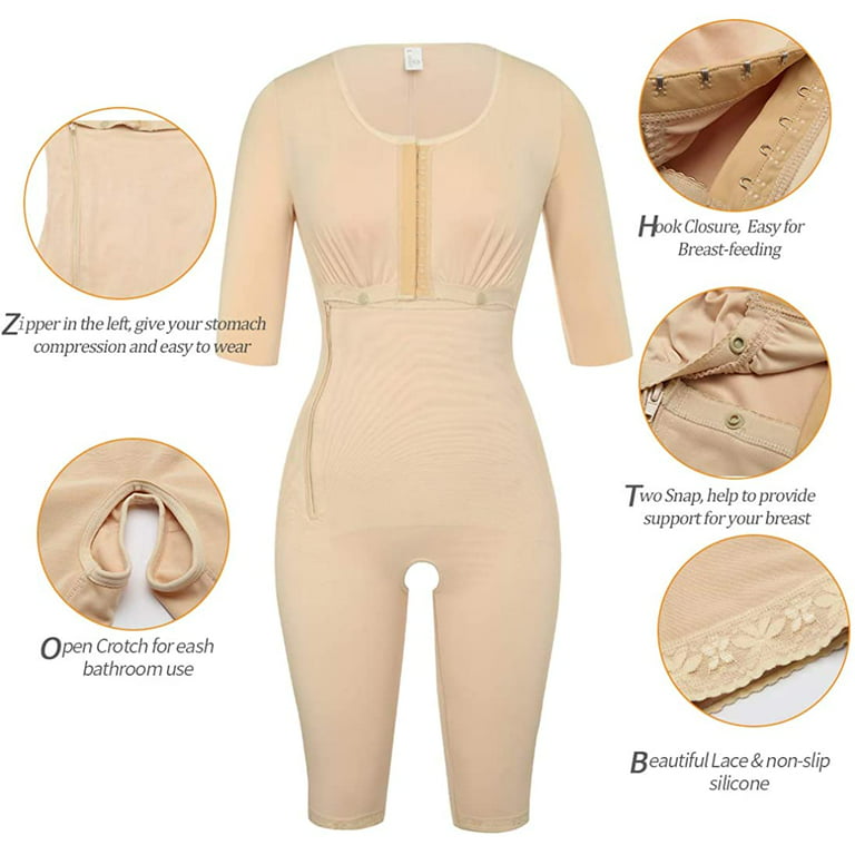 Bodysuit Full Body Shaper Post Surgery Seamless Fajas Compression