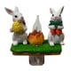 thumbnail image 2 of Luz nocturna de Bunny Bonfire, enchufe de Pascua intermitente, decoración de habitación, LED, decoración de Pascua, batería de larga duración, portátil, marco de metal, para dormitorio, 2 of 9